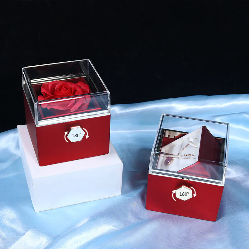 EternalBloom™ Preserved rotating rose with necklace